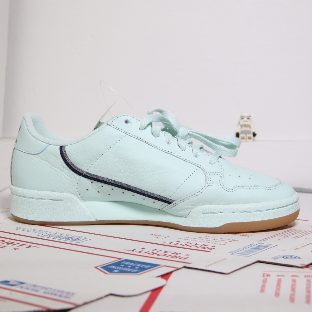 Adidas Light Green / Mint CONTINENTAL 80 Sneakers - Picture 2 of 7